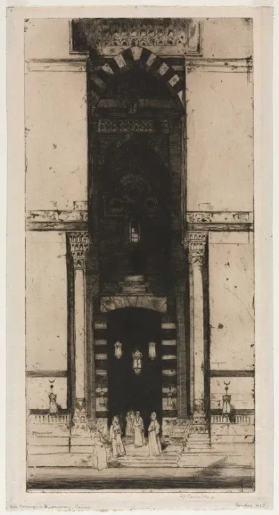 The Mosque Doorway Cairo