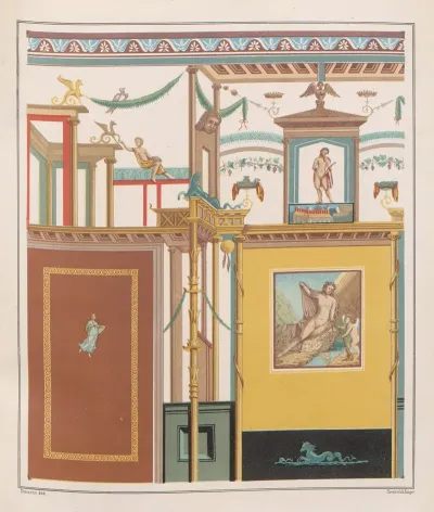 The Most Beautiful Walls In Pompeii Pl 11