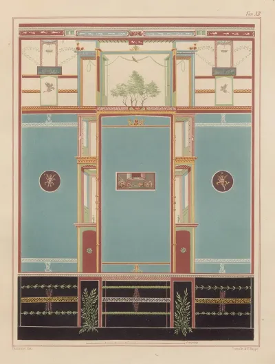 The Most Beautiful Walls In Pompeii Pl 19