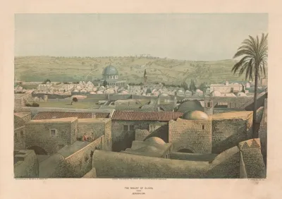 The Mount Of Olives From Jerusalem