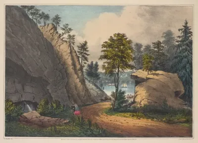 The Mountain Spring Near Cozzens Dock West Point 2