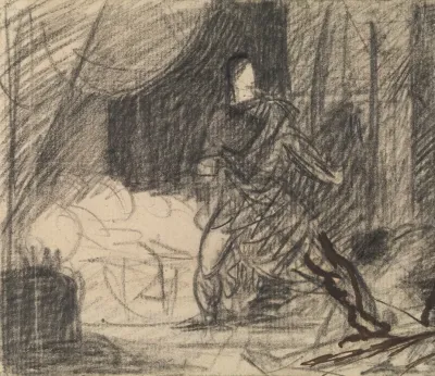 The Murder Of Duncan Macbeth With The Body And Lady Macbeth Approaching 2