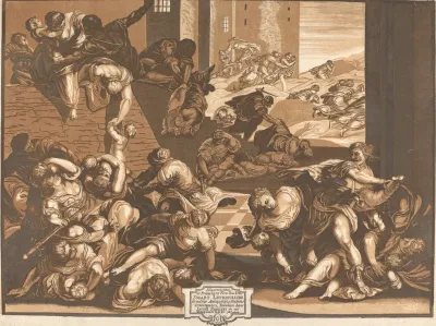 The Murder Of The Innocents After Jacopo Tintoretto