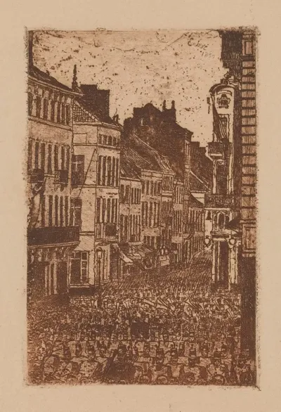 The Music In The Rue De Flandre Ostend