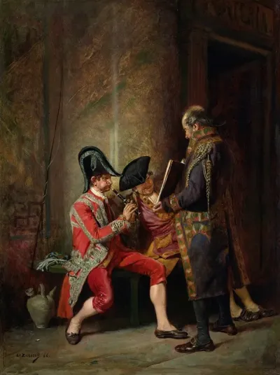 The Musicians Music In An Antechamber