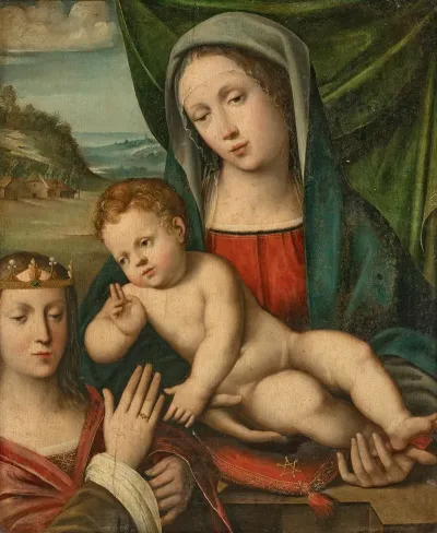The Mystic Marriage Of Saint Catherine 12