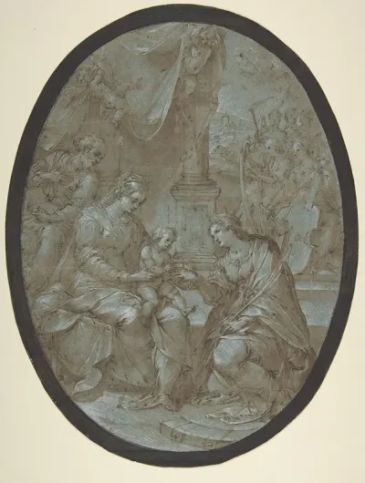 The Mystic Marriage Of Saint Catherine Of Alexandria 2
