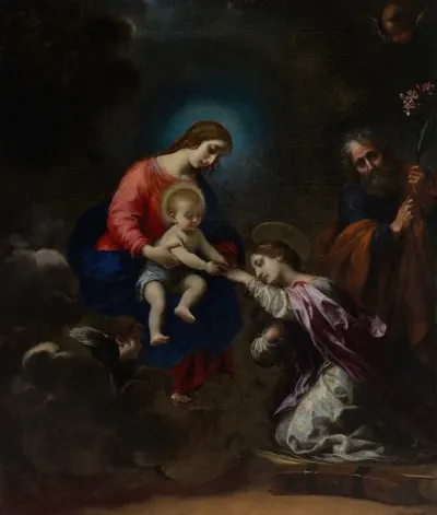 The Mystic Marriage Of Saint Catherine Of Alexandria