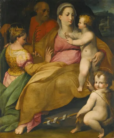 The Mystical Marriage Of Saint Catherine 7