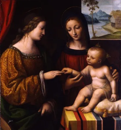 The Mystical Marriage Of Saint Catherine 9