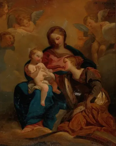 The Mystical Marriage Of Saint Catherine