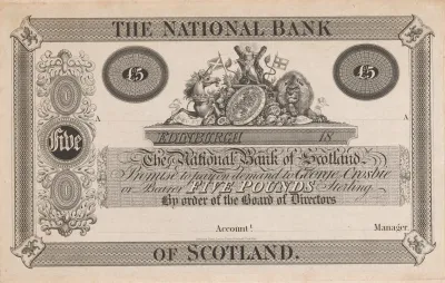 The National Bank Of Scotland Five Pound Note
