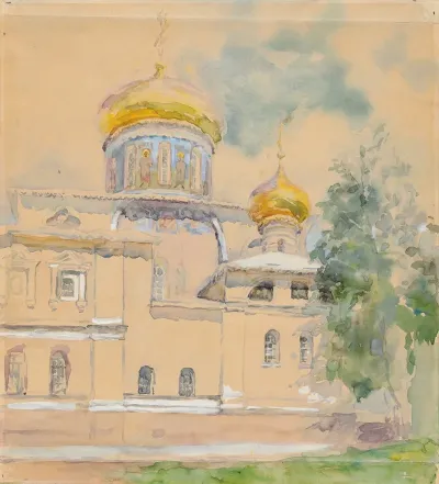 The Nativity Cathedral Of The Savvino Storozhevsky Monastery Near Zvenigorod