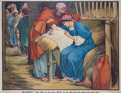 The Nativity Thou Shalt Call His Name Jesus For He Shall Save His People From Their Sins