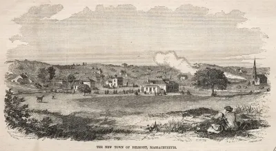 The New Town Of Belmont Massachusetts