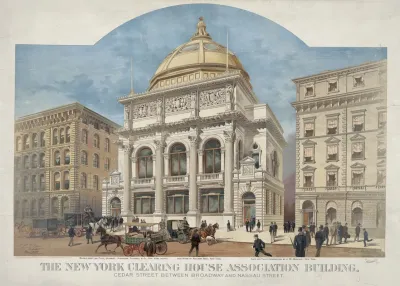 The New York Clearing House Association Building Cedar Street Between Broadway And Nassau Street