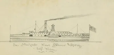 The Newport News Steamer Express Capt Wilson