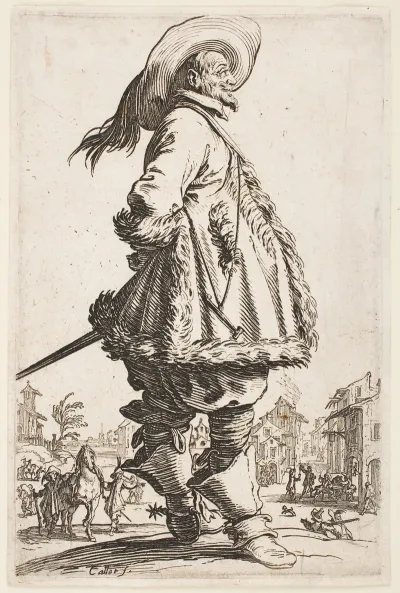 The Nobility Of Lorraine Gentleman In A Fur Trimmed Coat