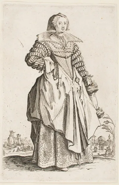 The Nobility Of Lorraine Lady In A Wide Collar