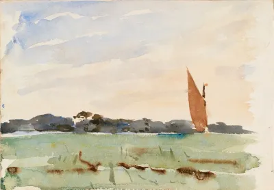 The Norfolk Broads At Evening