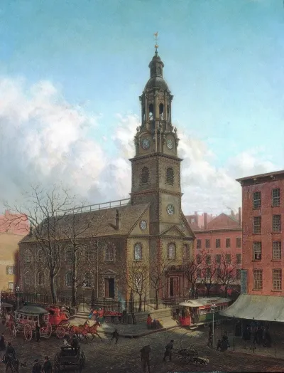 The North Dutch Church Fulton And William Streets New York