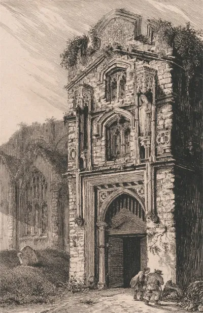 The North Porch Of The Abbey