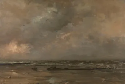 The North Sea At Blankenberge