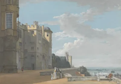The North Terrace Windsor Castle Looking West