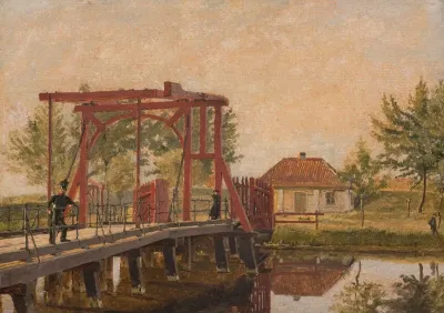 The Northern Drawbridge To The Citadel In Copenhagen
