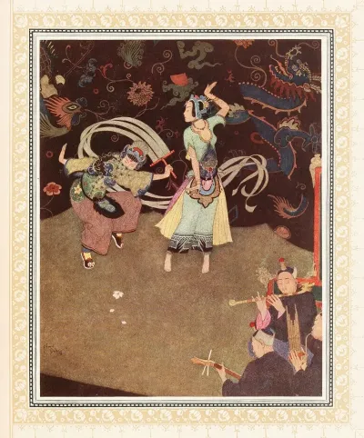 The Nuptial Dance Of Aladdin And The Lady Bedr El Budur