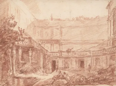 The Nymphaeum Of The Villa Di Papa Giulio Rome
