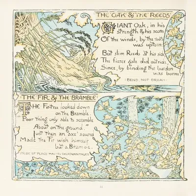 The Oak And The Reeds The Fir And The Bramble