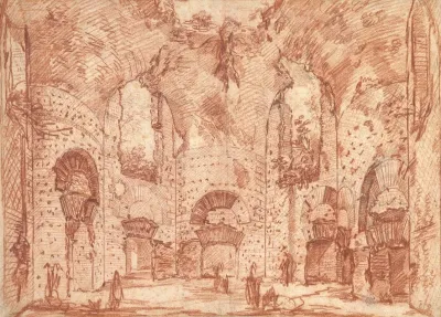 The Octagonal Room In The Small Baths At The Villa Of Hadrian Tivoli
