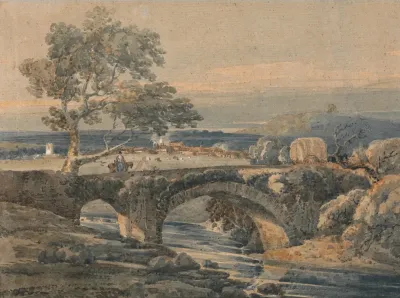 The Old Bridge In Devon