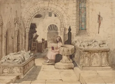 The Old Curiosity Shop Little Nell In The Church