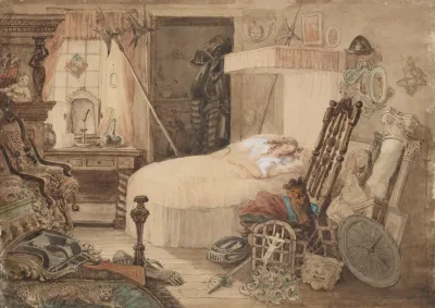 The Old Curiosity Shop The Bedroom In The Shop