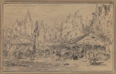 The Old Fishmarket In Antwerp 3