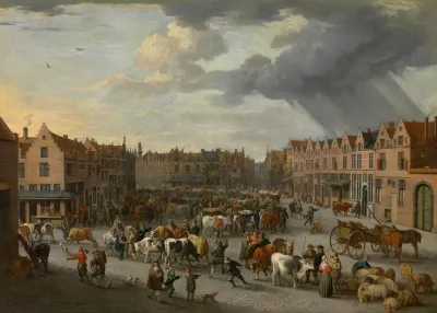 The Old Ox Market In Antwerp