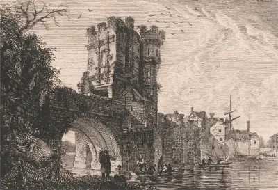 The Old Welsh Bridge At Shrewsbury
