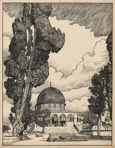 The Omar Mosque In Jerusalem
