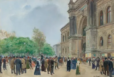 The Opening Day Of The Salon