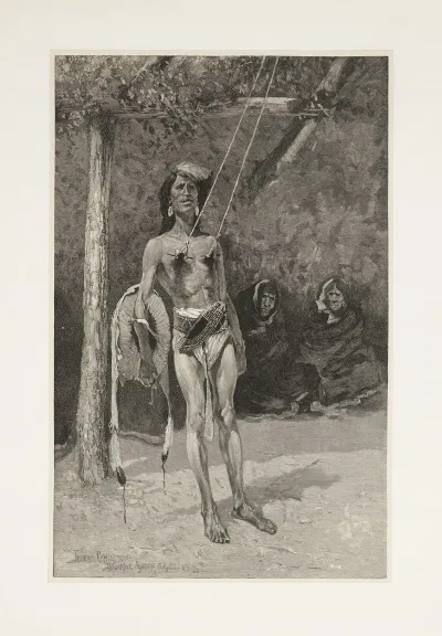 The Ordeal In The Sun Dance Among The Blackfeet Indians