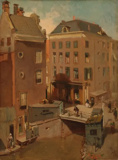 The Osjessluis Near Kalverstraat In Amsterdam