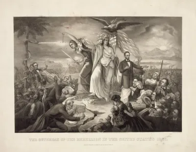 The Outbreak Of The Rebellion In The United States 1861