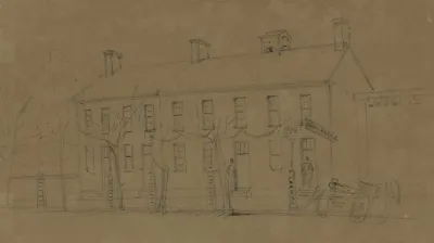 The Owens House Wash D 1865 Assassination Of Lincoln