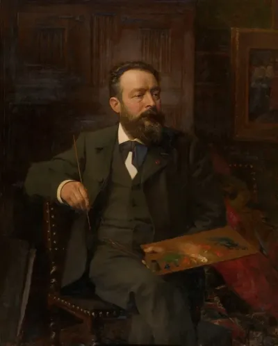 The Painter Albert De Vriendt