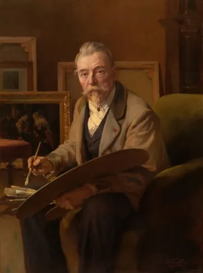 The Painter Alexandre Nestor Nicolas Robert