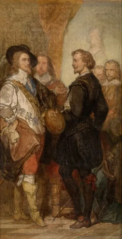 The Painter Anthony Van Dyck In London