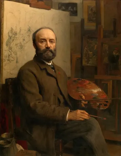The Painter Charles Verlat