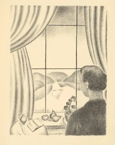 The Painter In Front Of His Window